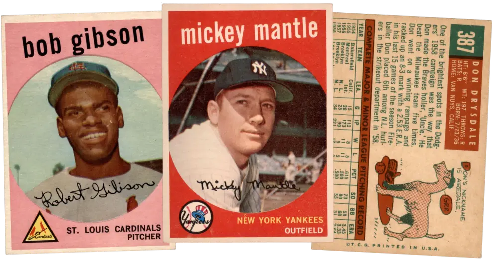 1959 Topps Baseball Cards 